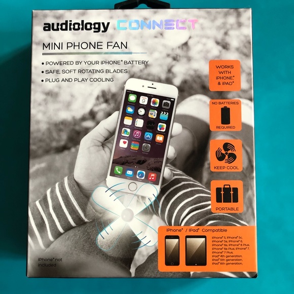 Audiology Mini Phone Fan - Picture 3 of 3